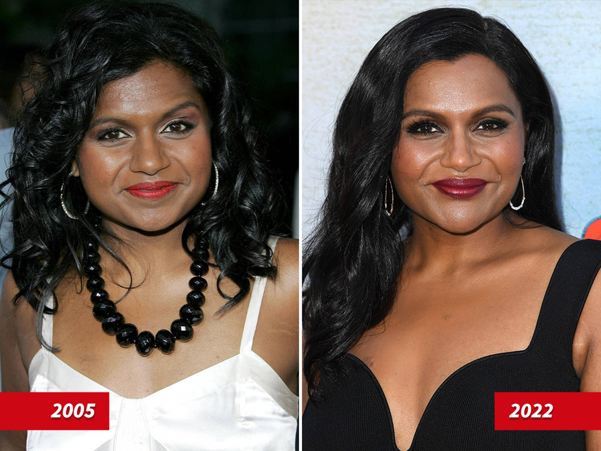 Side-by-side Photo Mindy Kaling Background