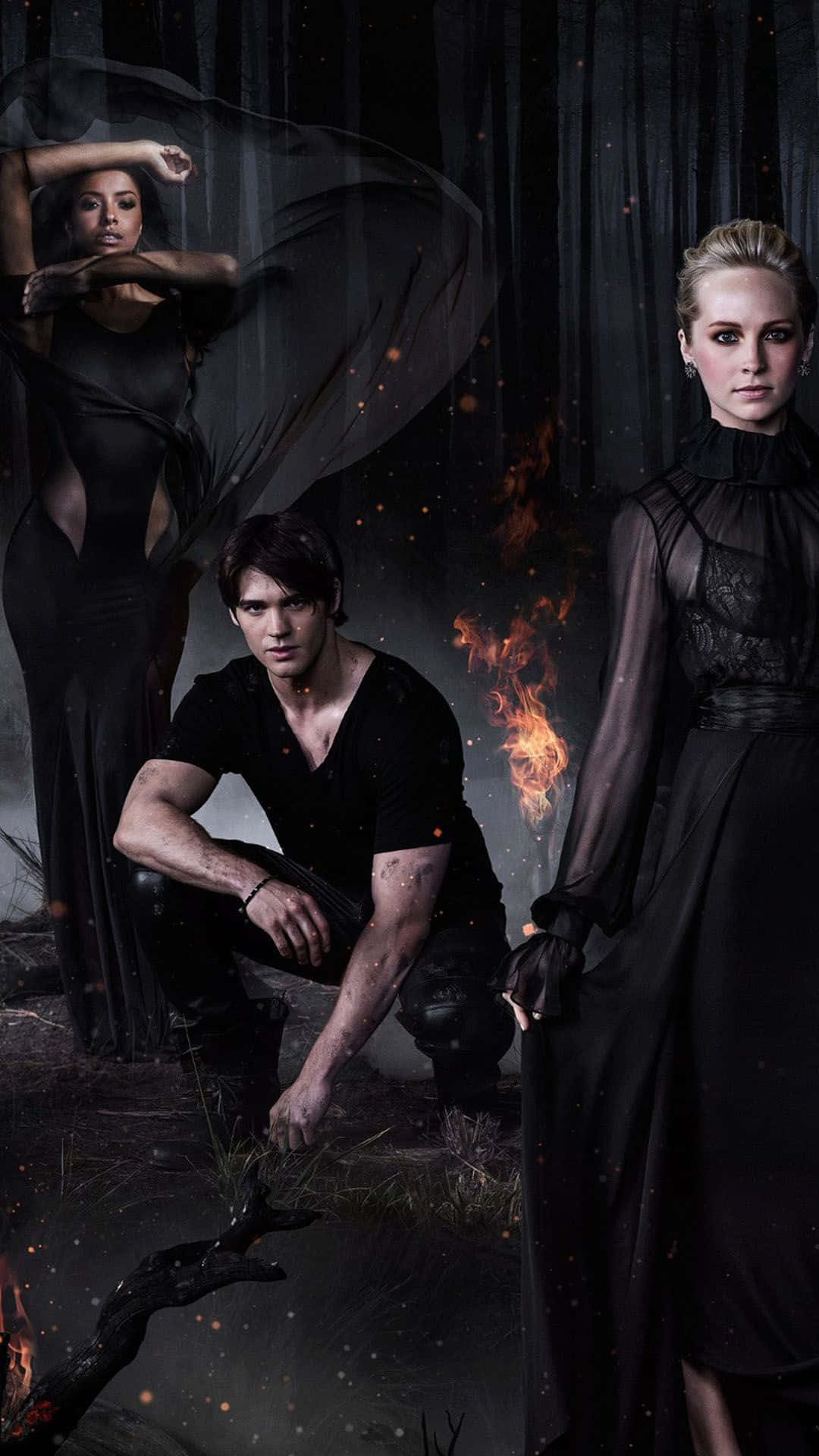 Side Characters The Vampire Diaries Iphone Background