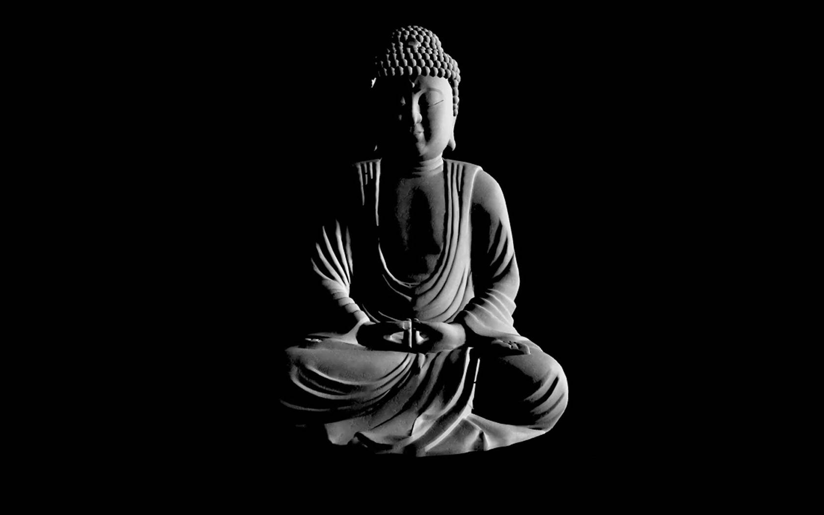 Side Light Buddha Desktop Background Background