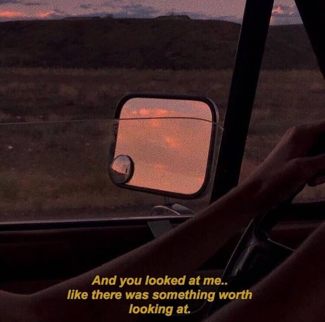 Side Mirror Aesthetic Tumblr Quotes