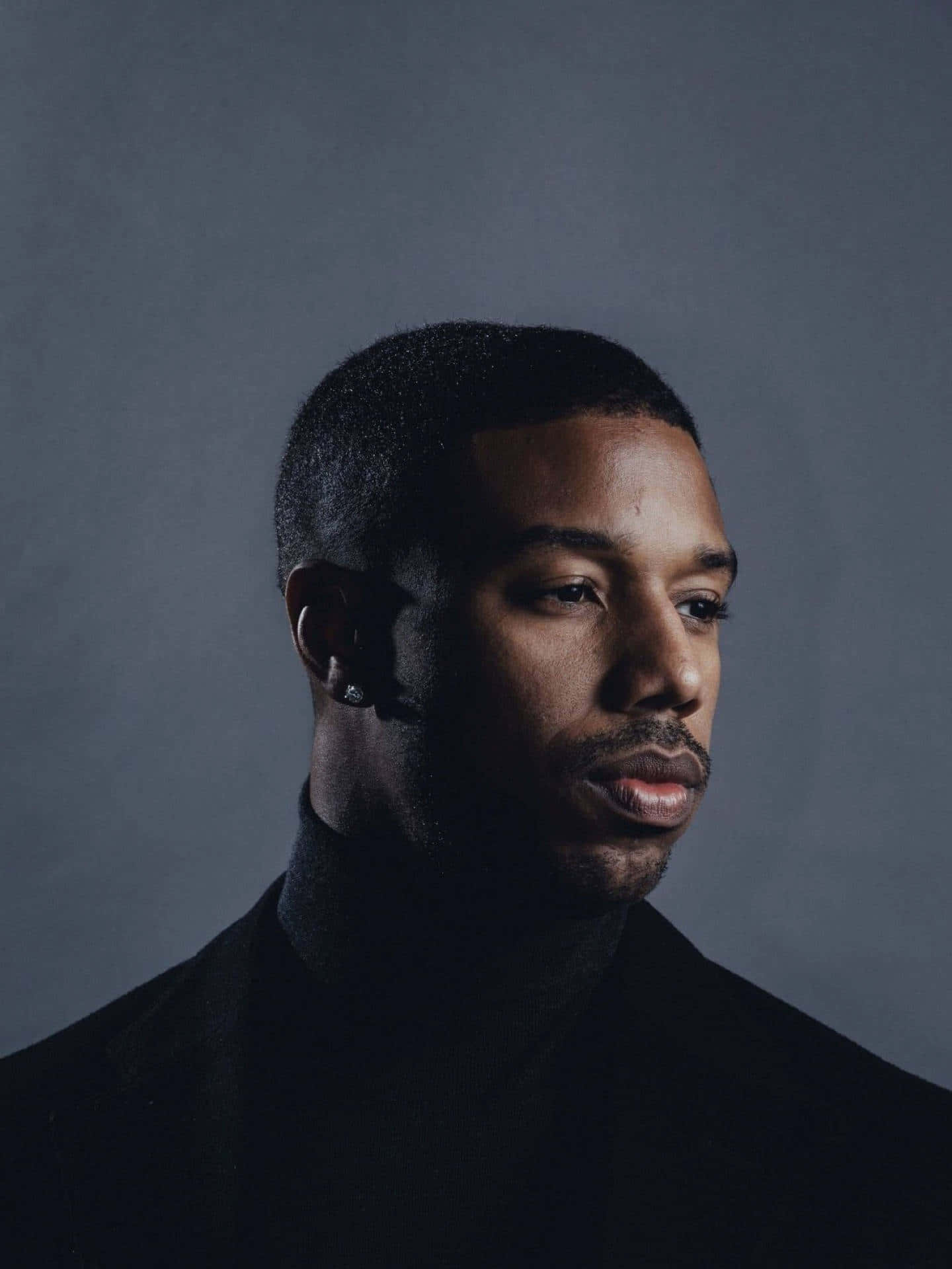 Side Profile Actor Michael B. Jordan