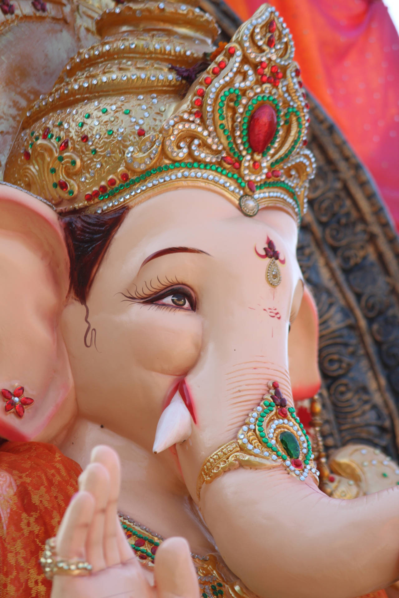 Side Profile Of Ganesh 4k Background