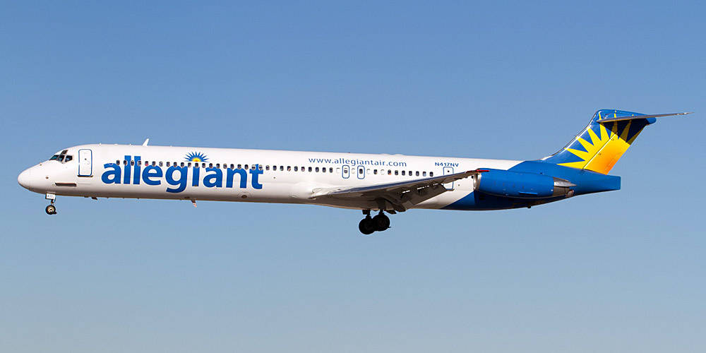 Side View Allegiant Air Background