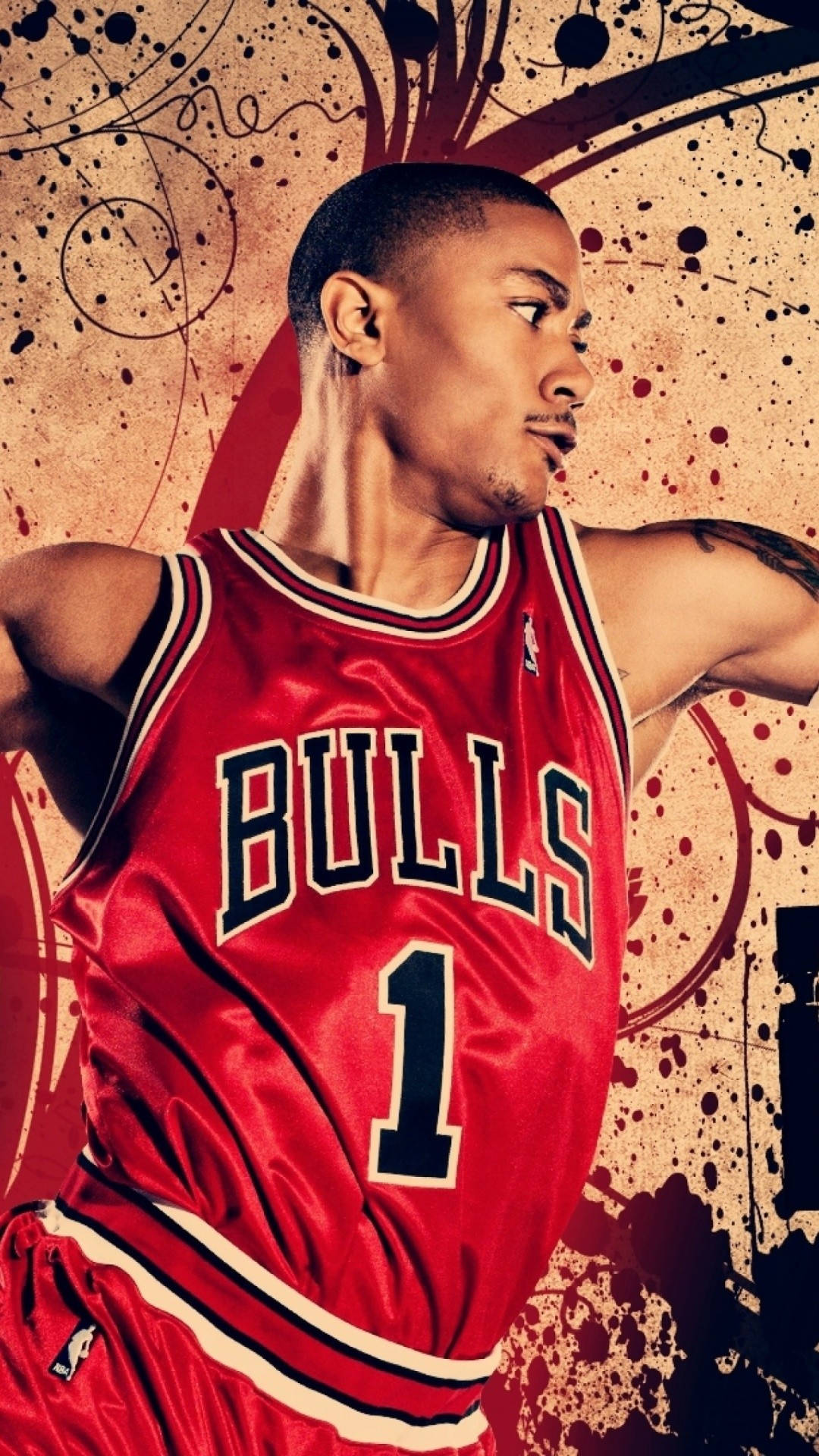 Side-view Derrick Rose Cool Basketball Iphone