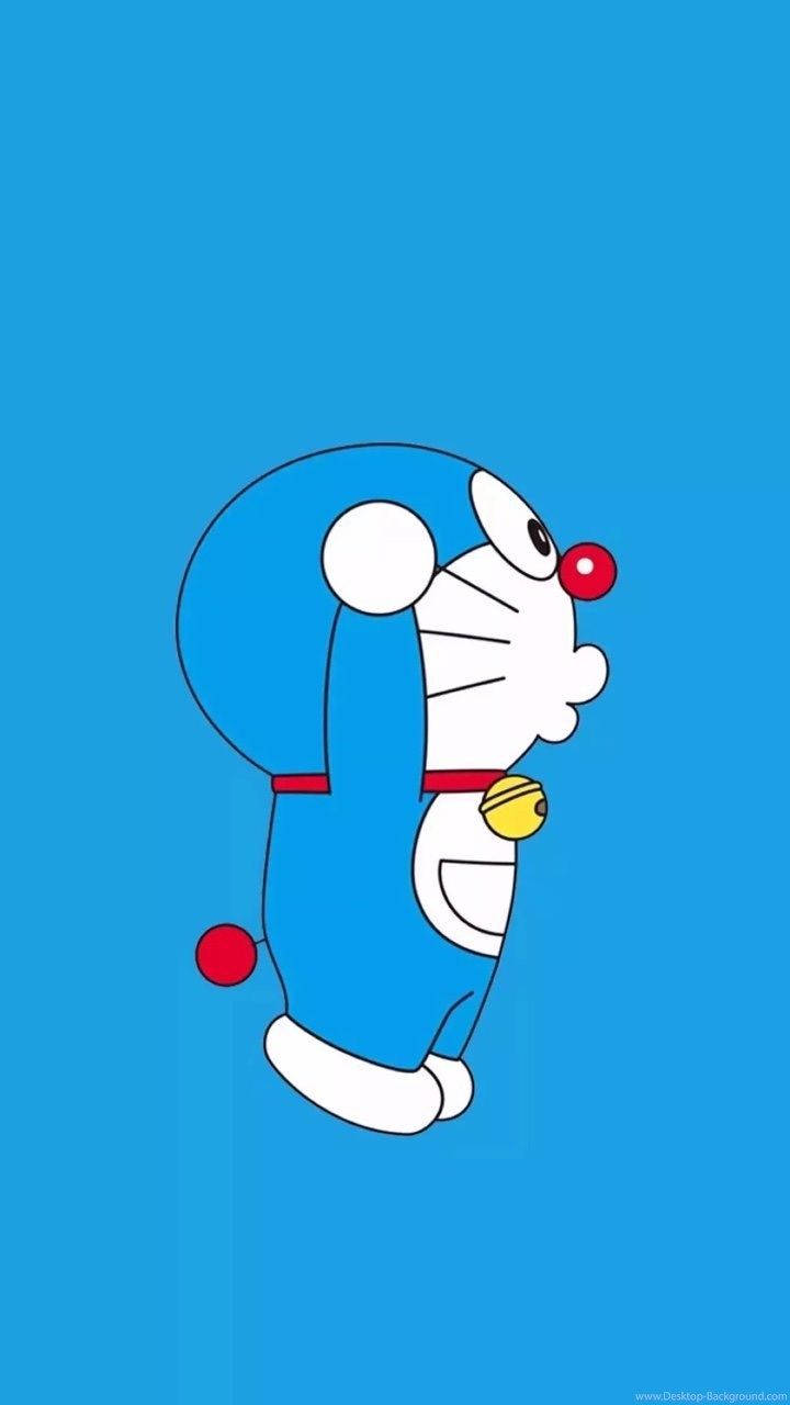 Side View Doraemon Iphone Background