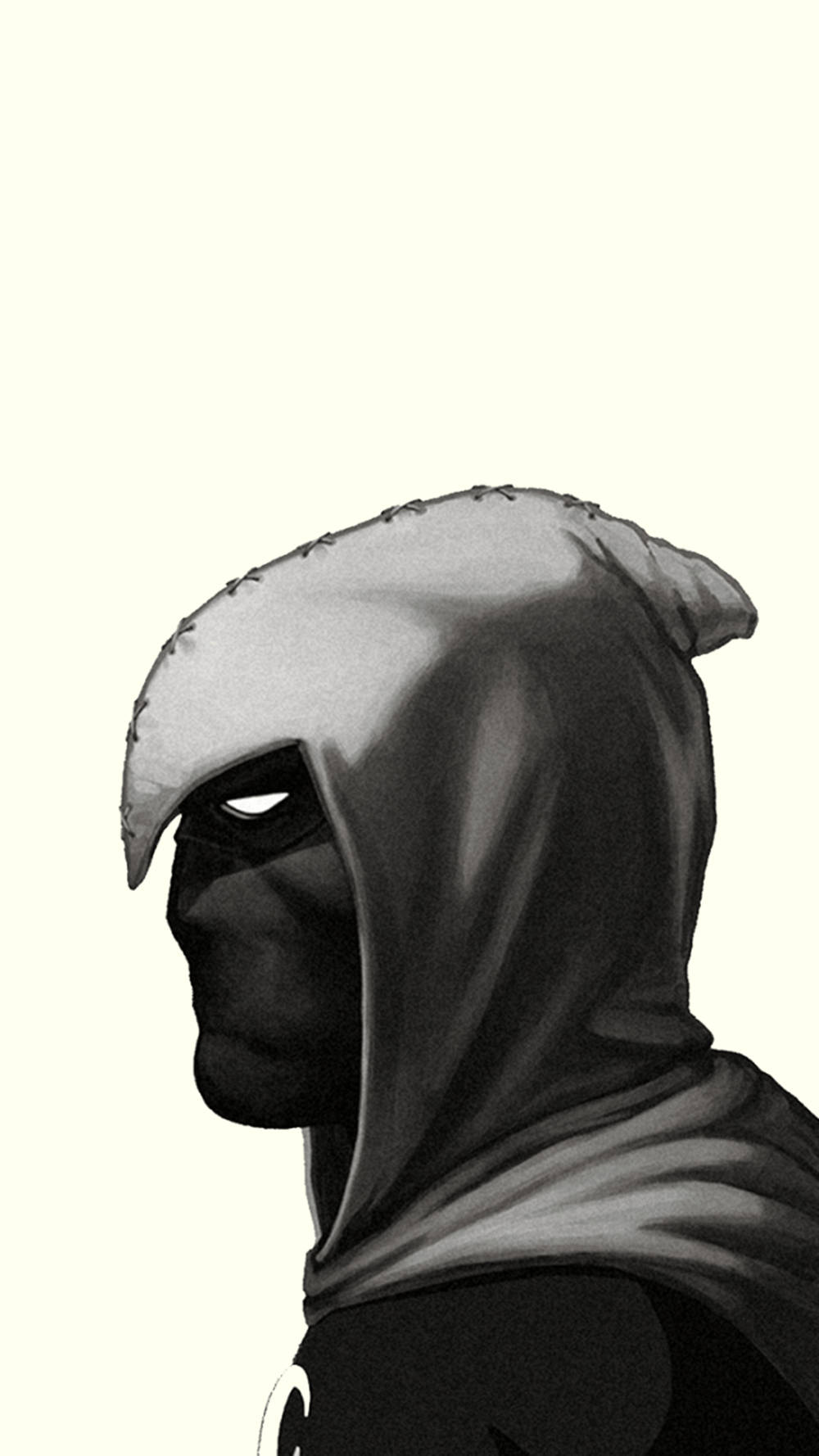 Side View Marvel Moon Knight Phone Background