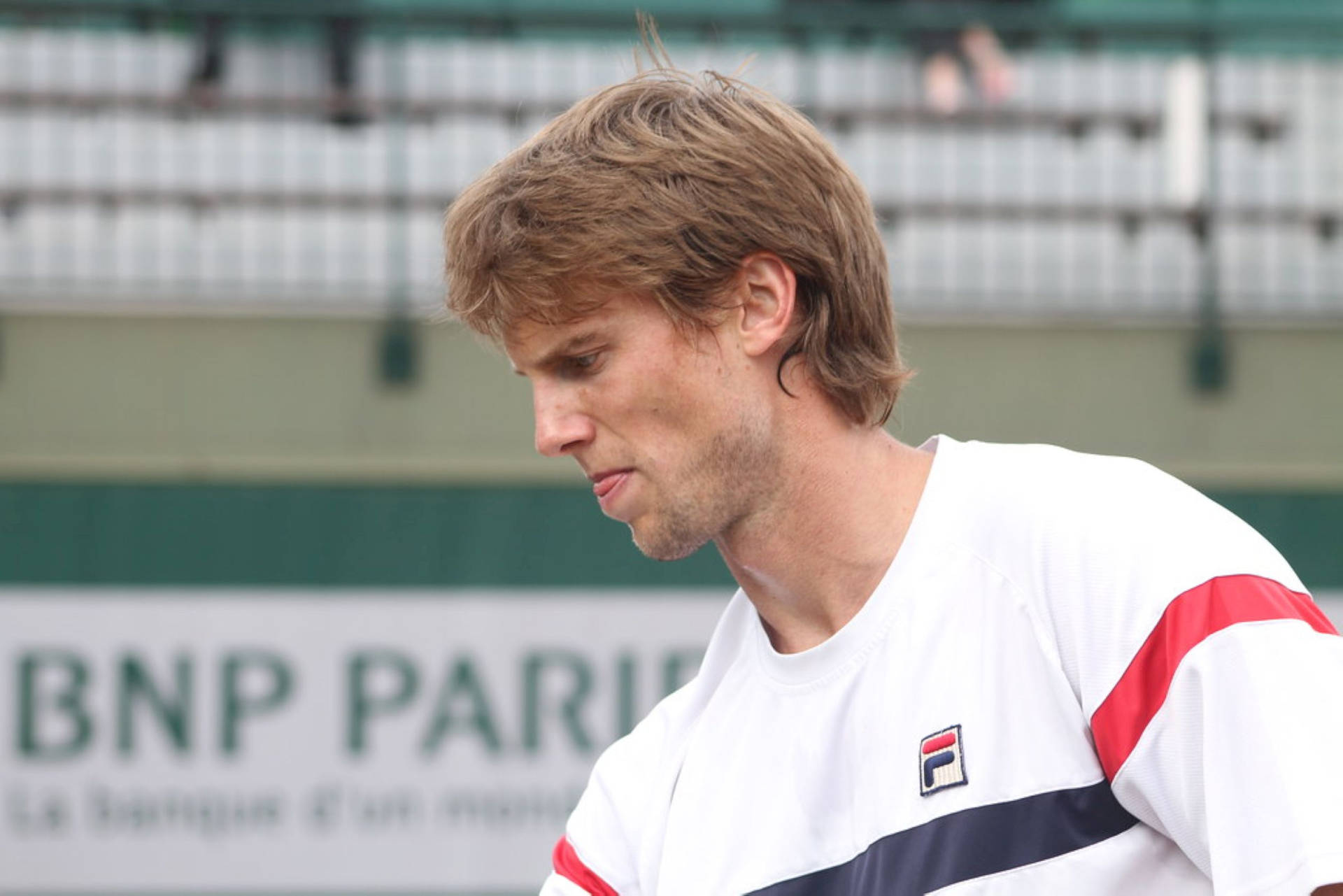 Side-view Of Andreas Seppi Background