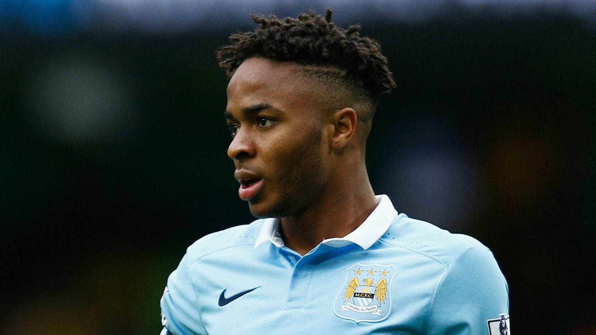 Side View Of Raheem Sterling