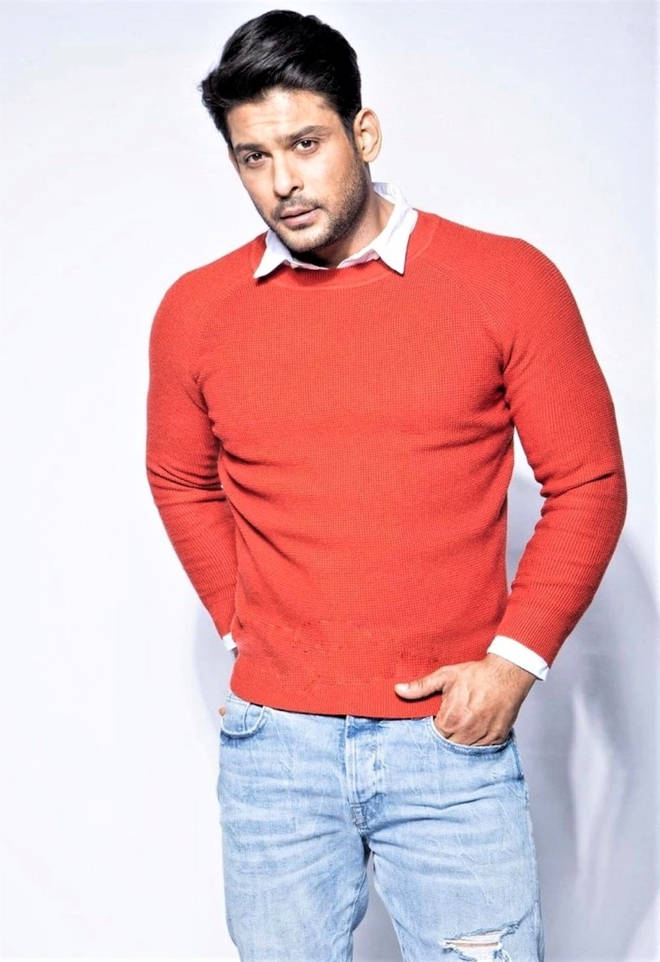 Sidharth Shukla In Red Sweater