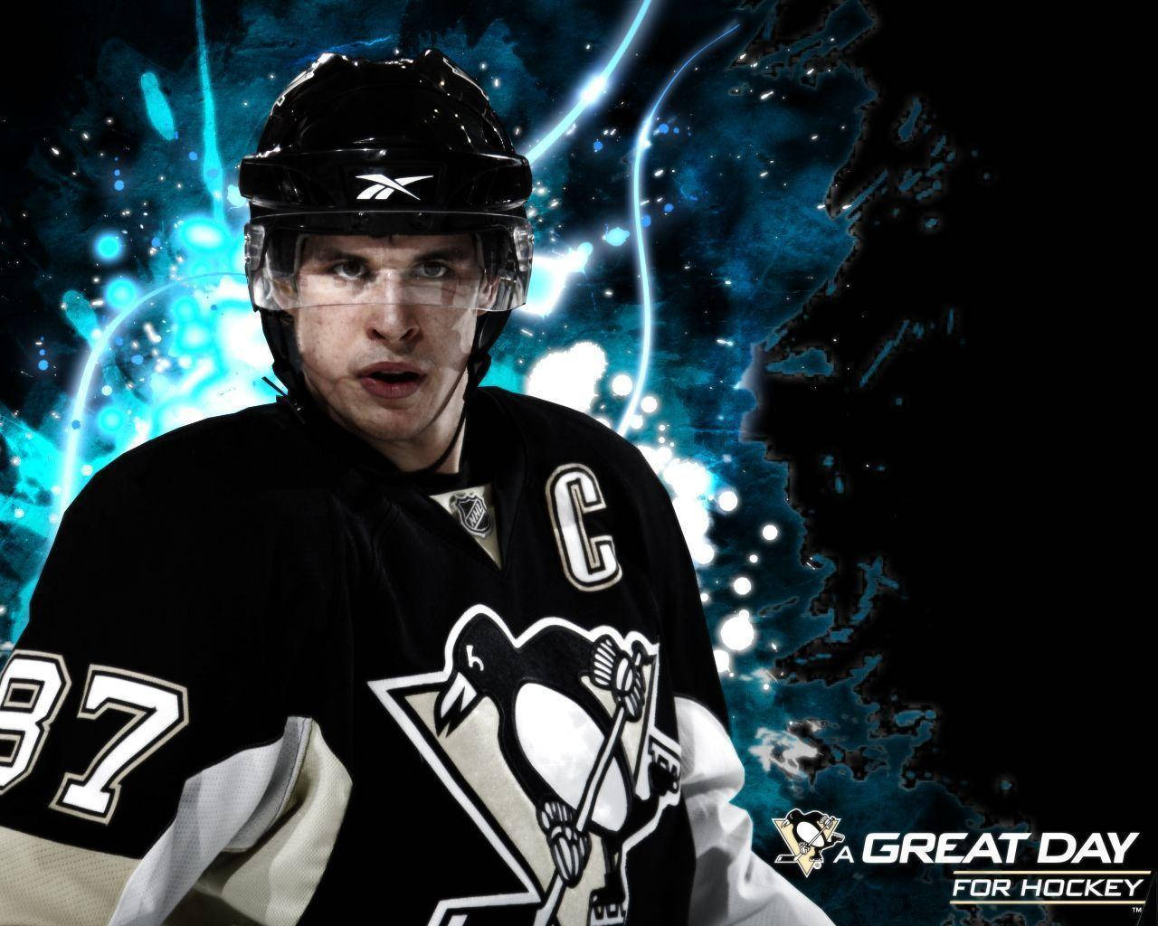 Sidney Crosby Hockey Player Poster Design Background