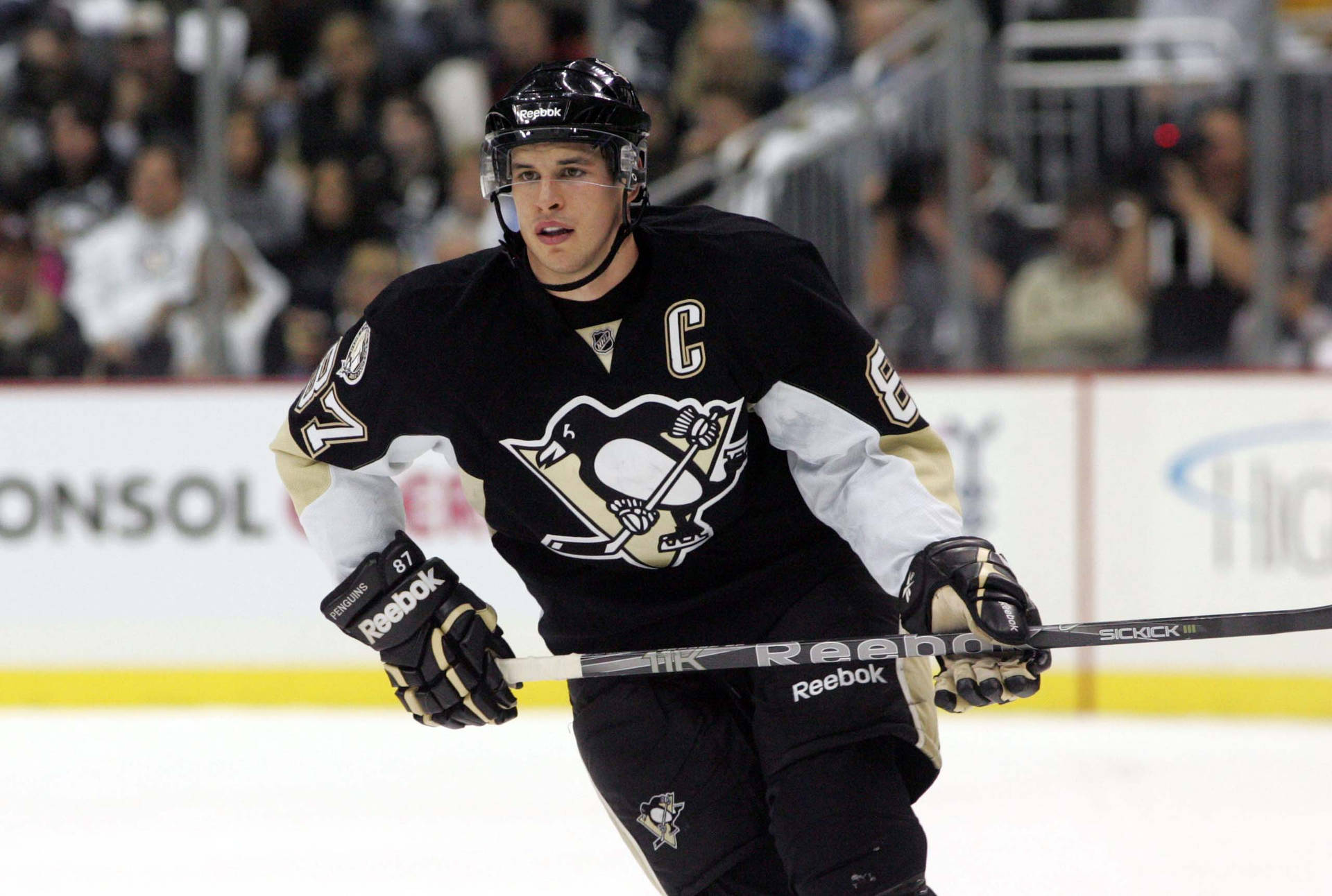 Sidney Crosby Ice Hockey Match Background