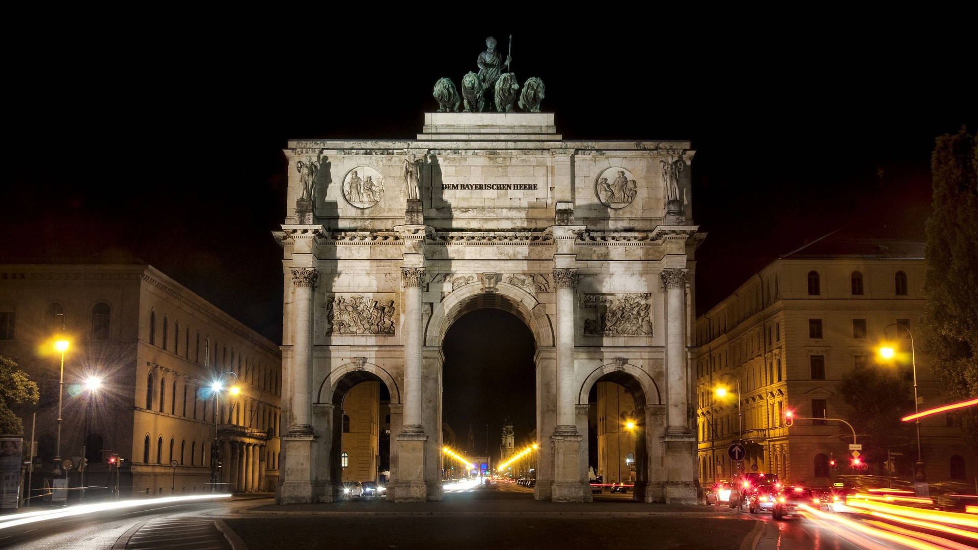 Siegestor Arch In Munich