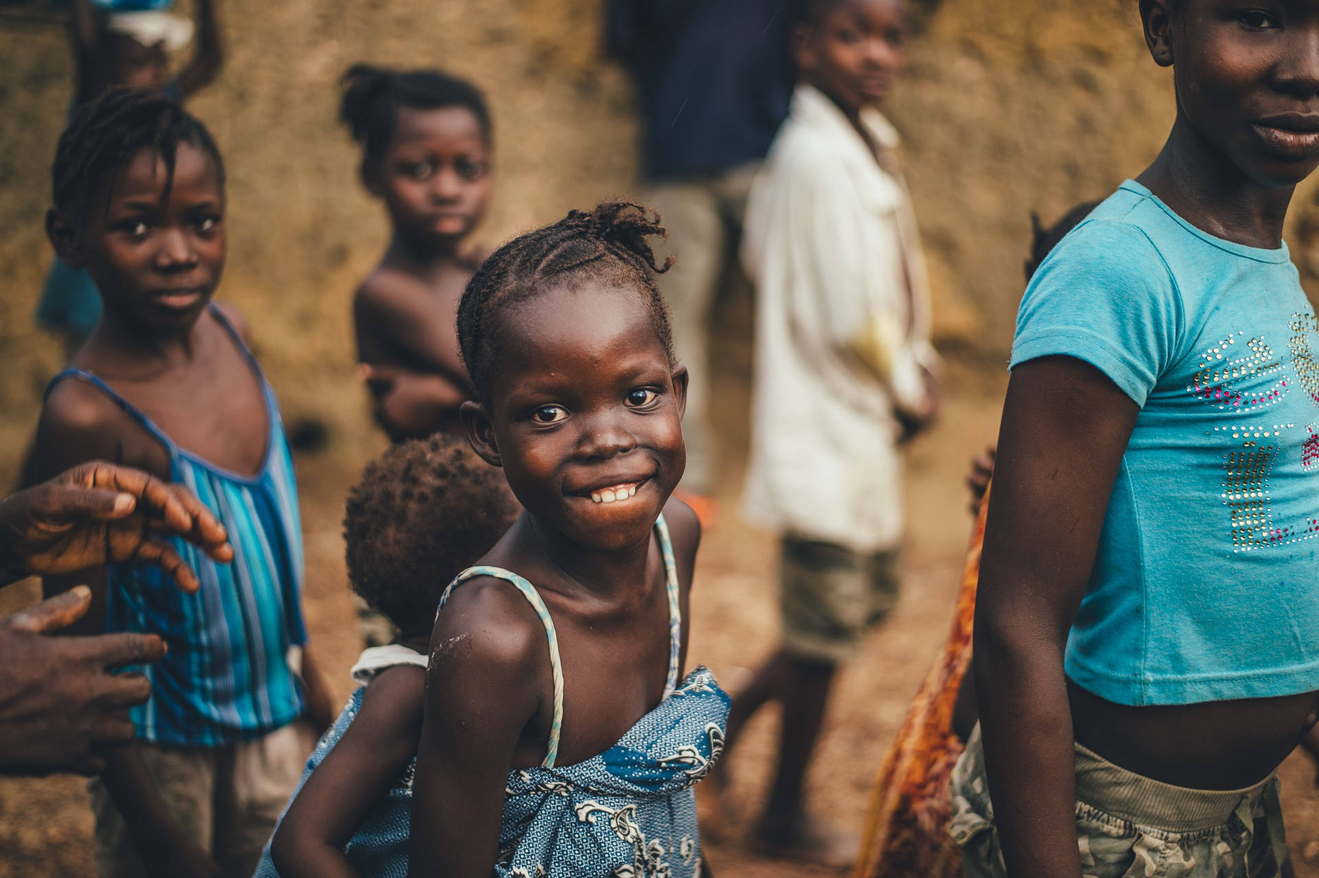 Sierra Leone Happy Children Background