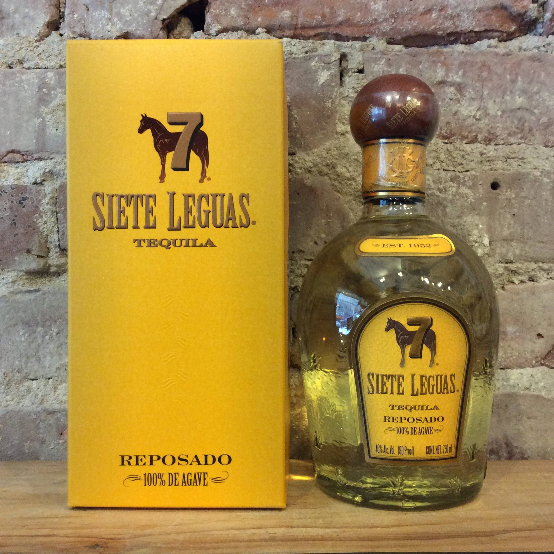 Siete Leguas Yellow Reposado Tequila Background