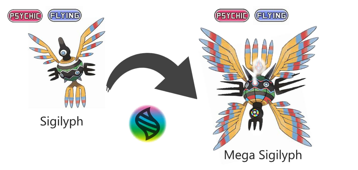 Sigilyph Mega Evolution Background