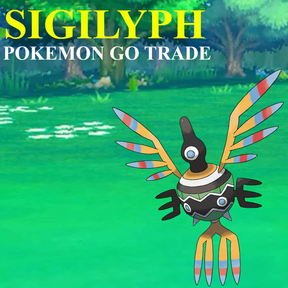 Sigilyph Pokémon Go Trade Poster