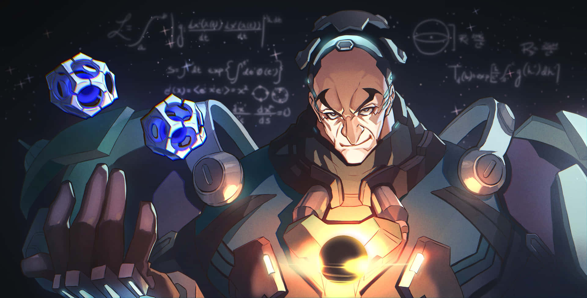 Sigma Overwatch Character Artwork Background