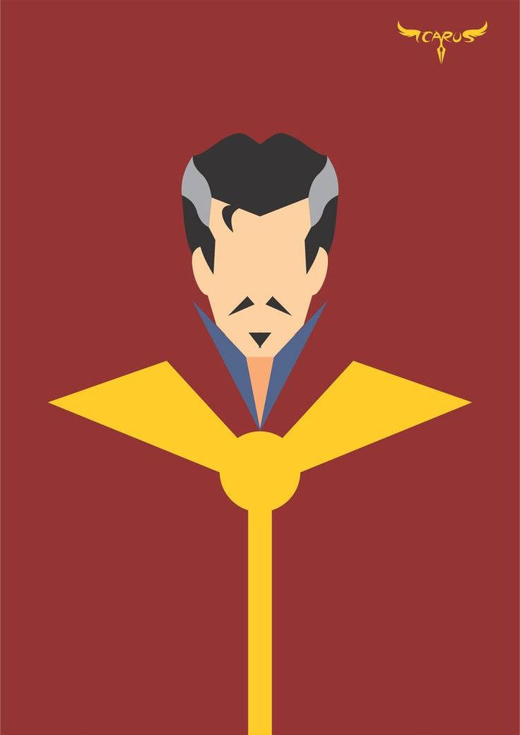 Signature Hair Doctor Strange Minimalist Background