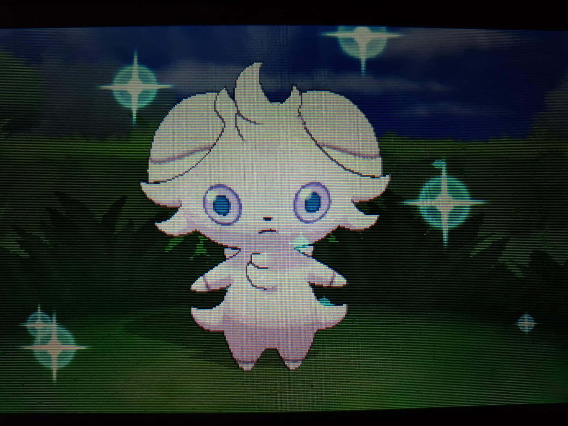 Signature Stare Of A Pink Espurr Background