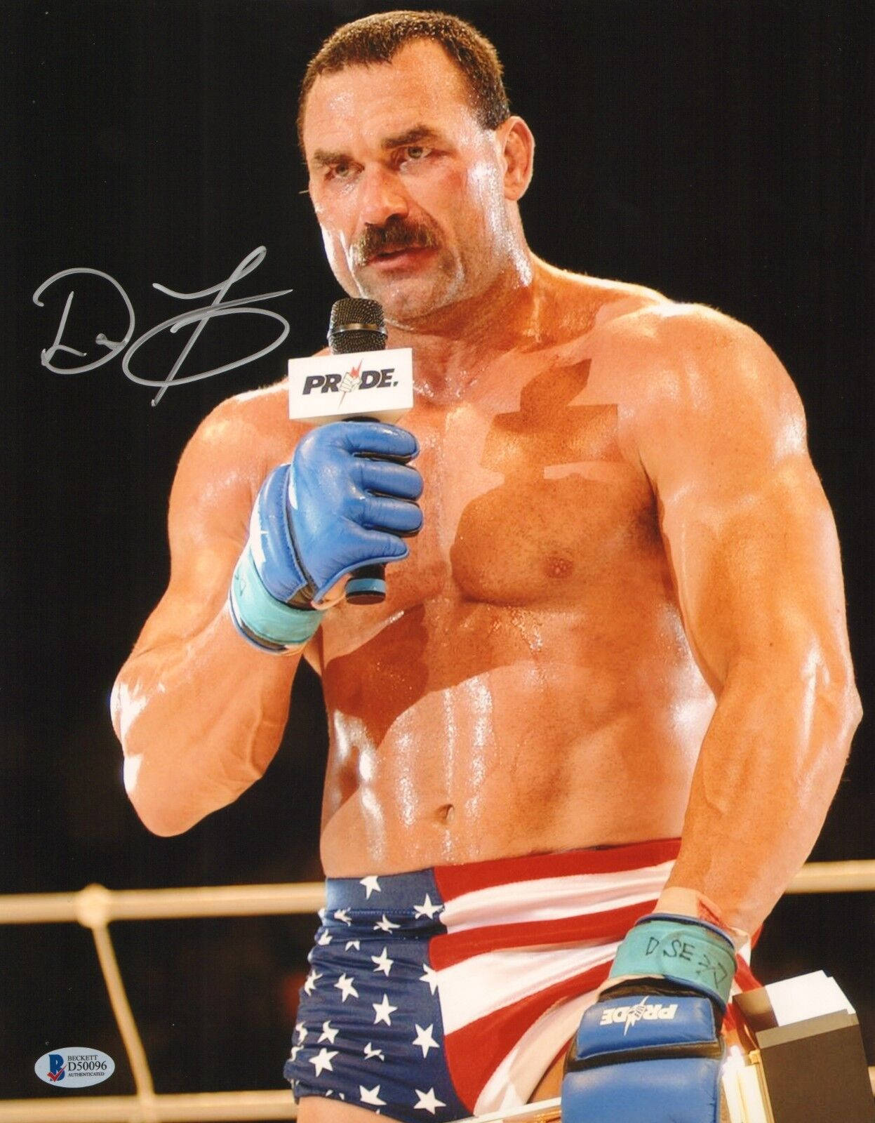 Signed Photograph Of Don Frye Background