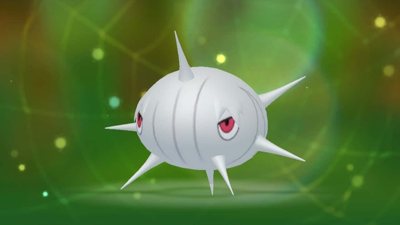 Silcoon In Green Backdrop With Web Background