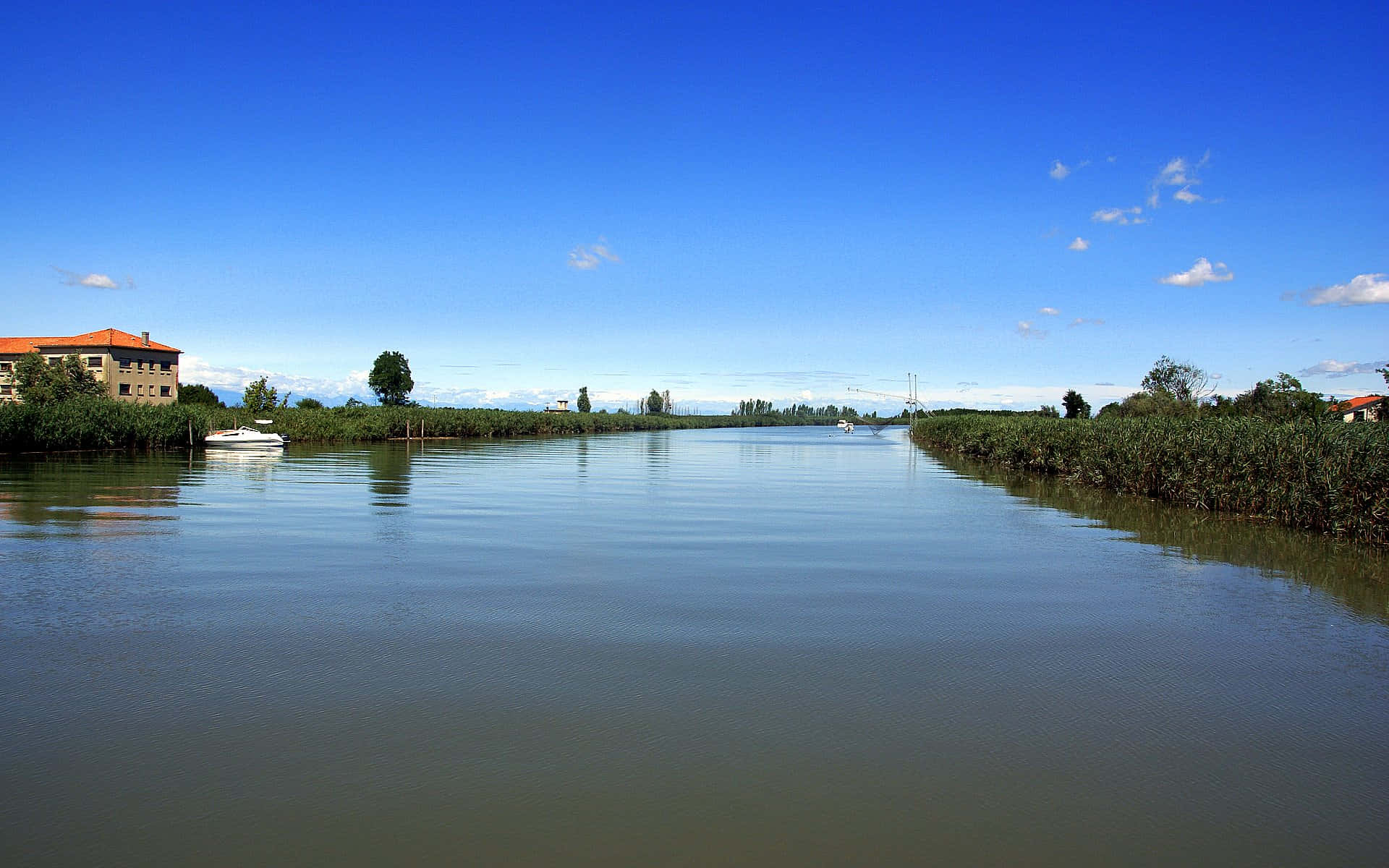 Sile River Italy Nature Photography Background