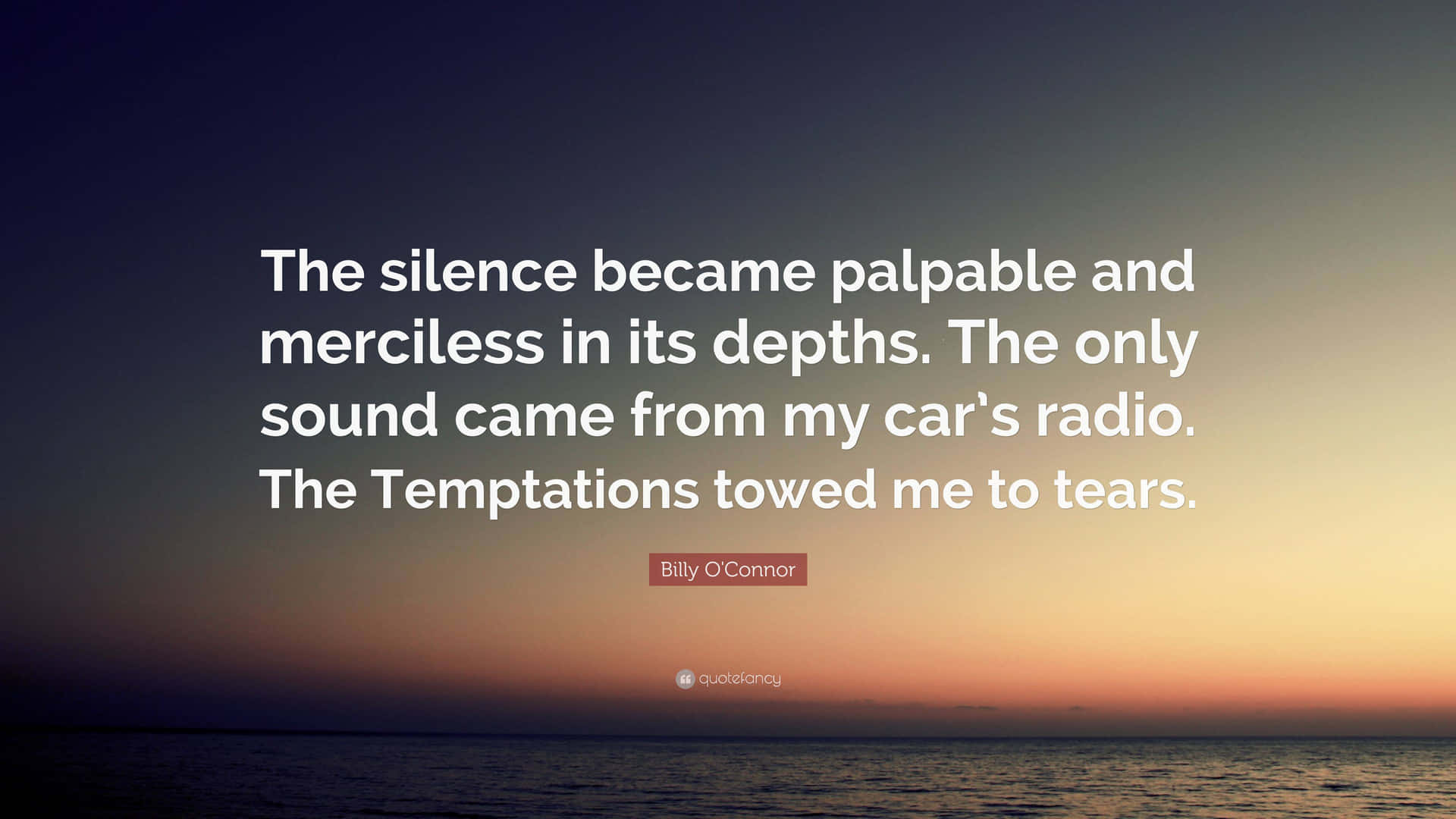 Silence Became Palpable Quote
