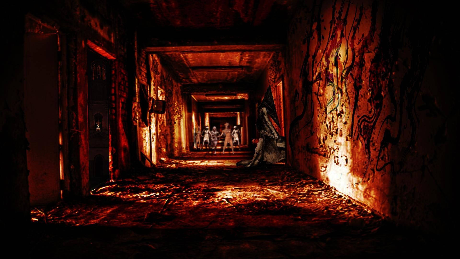 Silent Hill Dark Monsters Background
