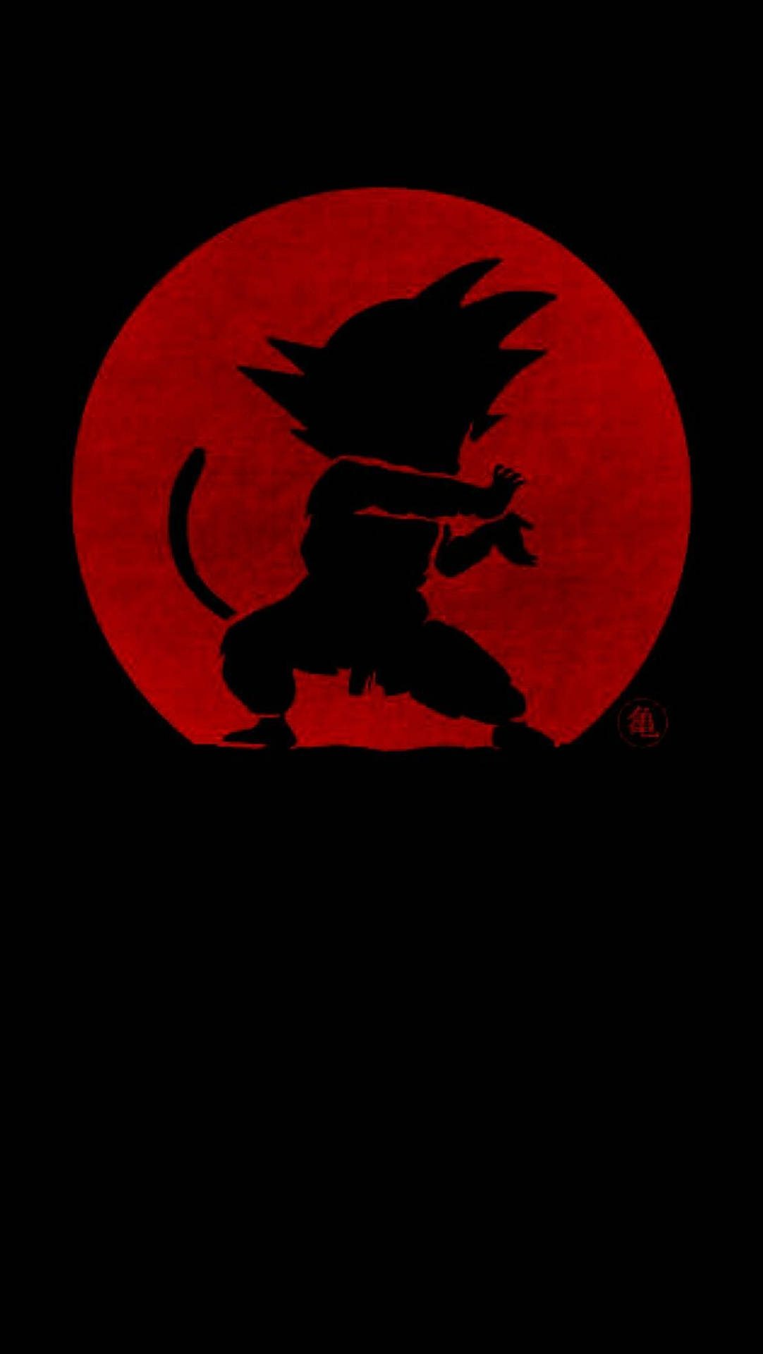 Silhouette Baby Son Goku Iphone Background