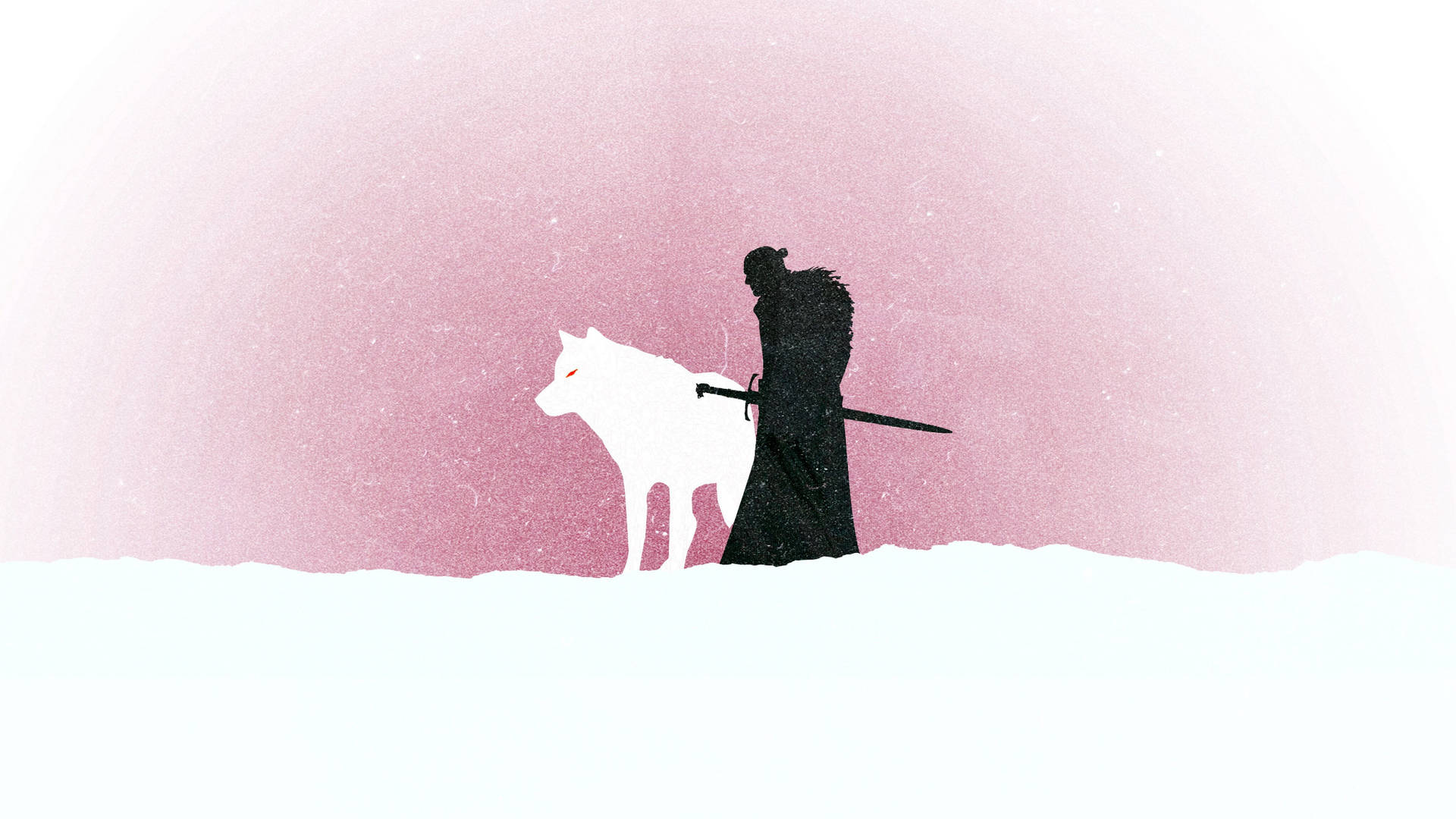 Silhouette Jon Snow Game Of Thrones Background