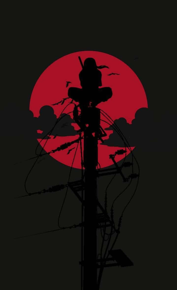 Silhouette Ninja Moonlight Background