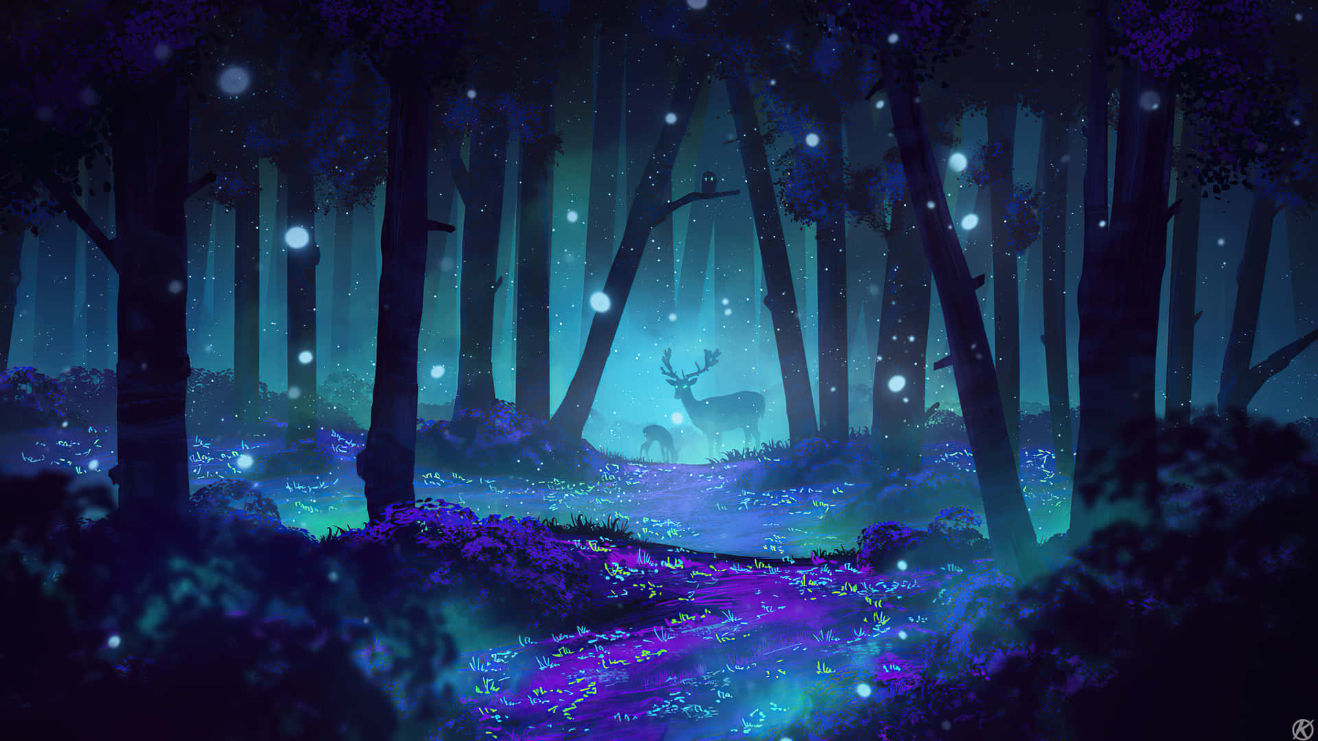Silhouette Of Beautifully Majestic Deer Standing Resiliently Under A Soft Blue Sky Background