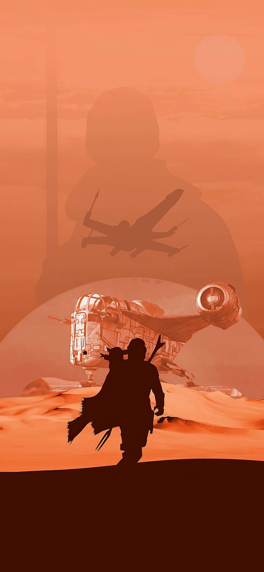 Silhouette Star Wars Iphone 6 Plus Background