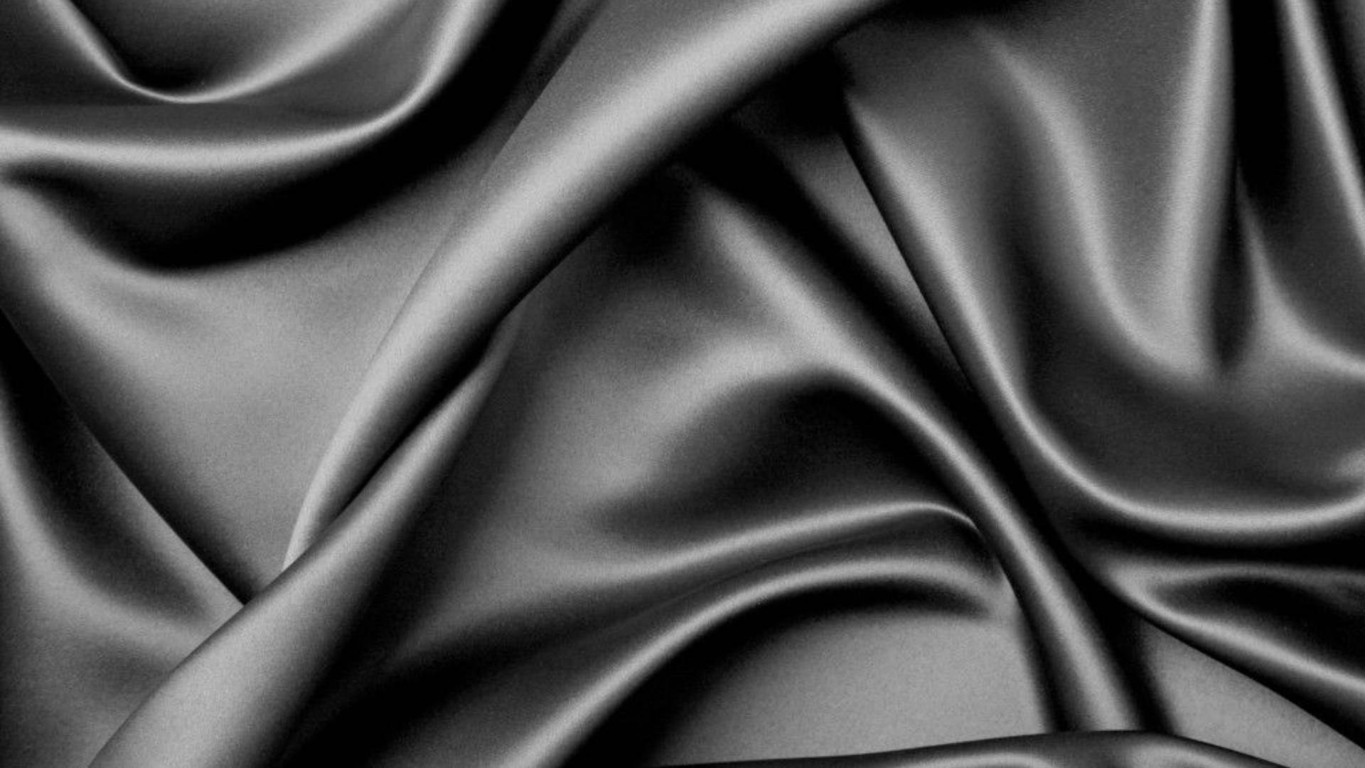 Silk Crumpled Blank Black Sheet