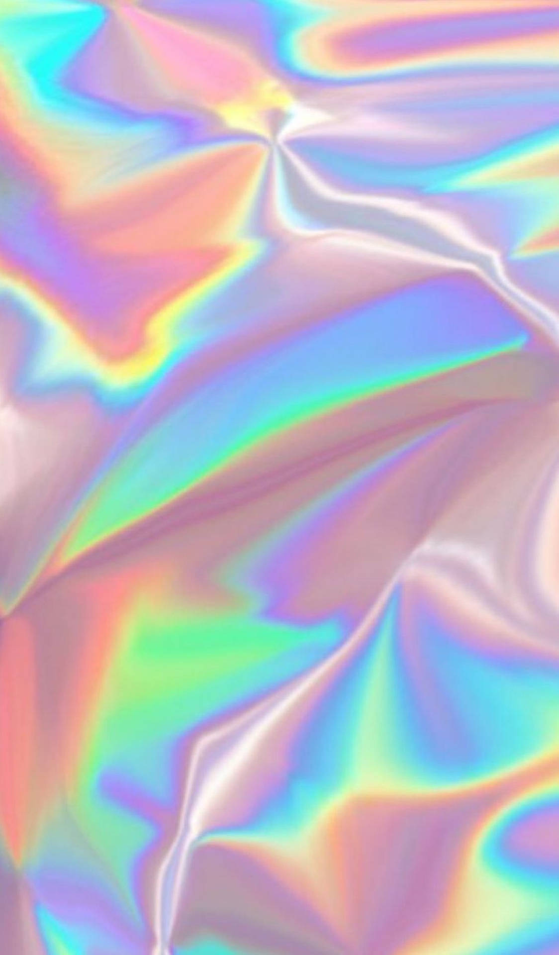 Silky And Shiny Rainbow Pastel Background