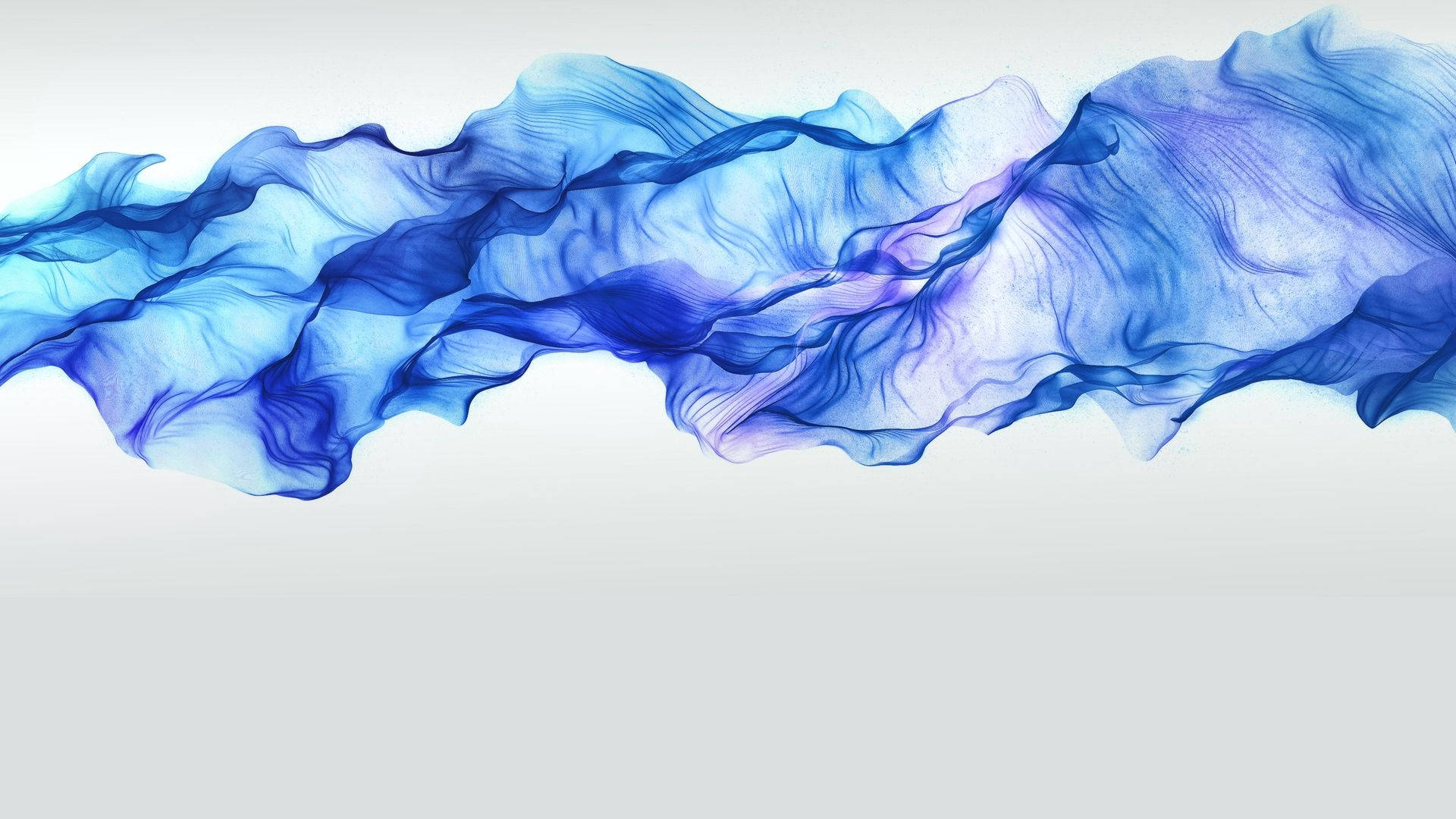 Silky Blue Smoke Background