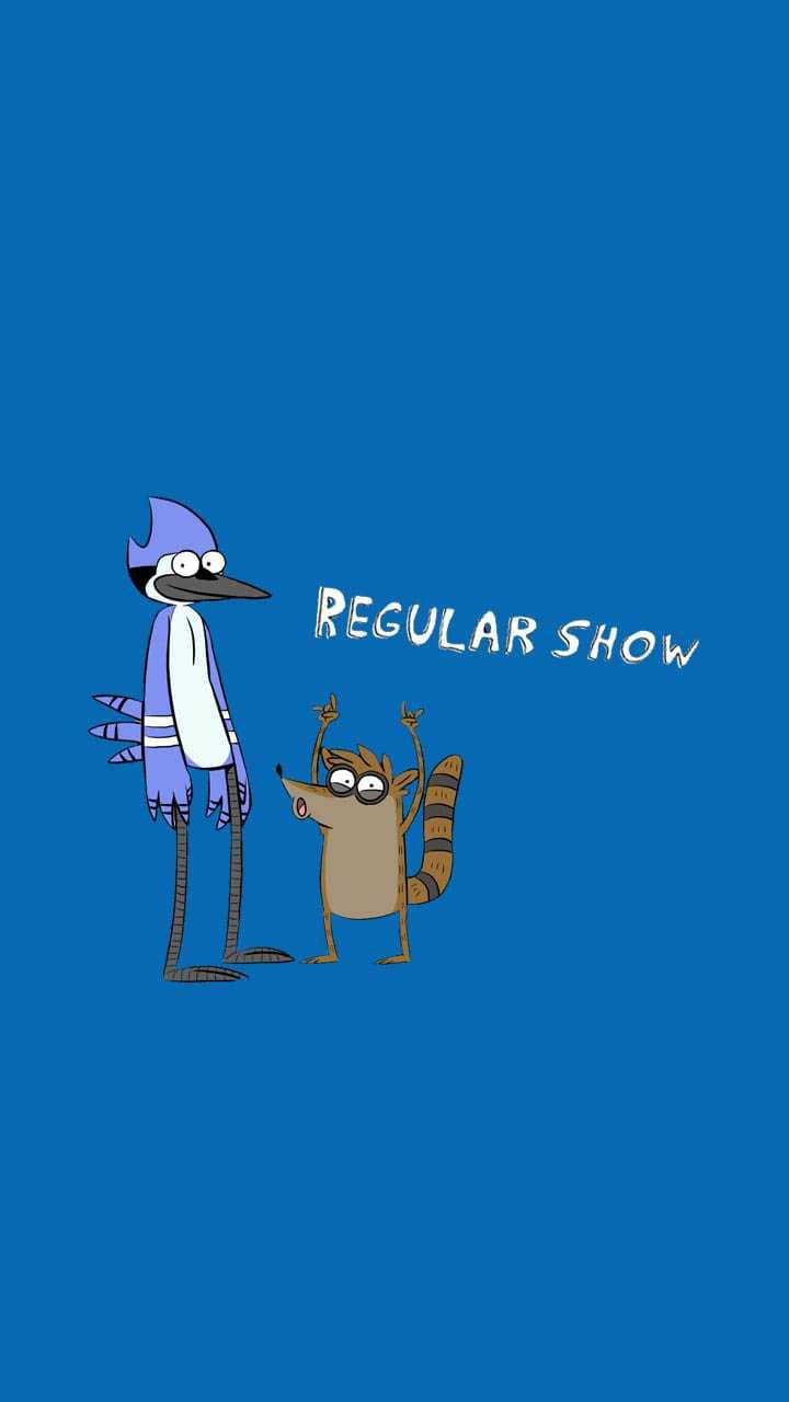 Silly Cartoon Mordecai And Rigby Background