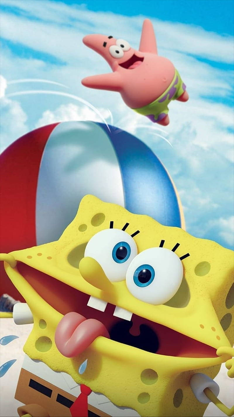 Silly Spongebob And Patrick 3d Phone