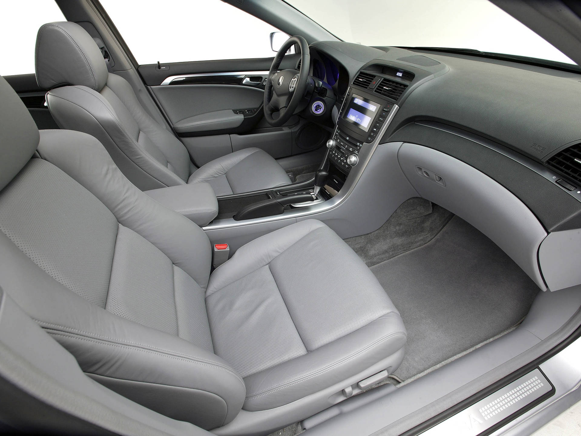 Silver Acura Interior Background