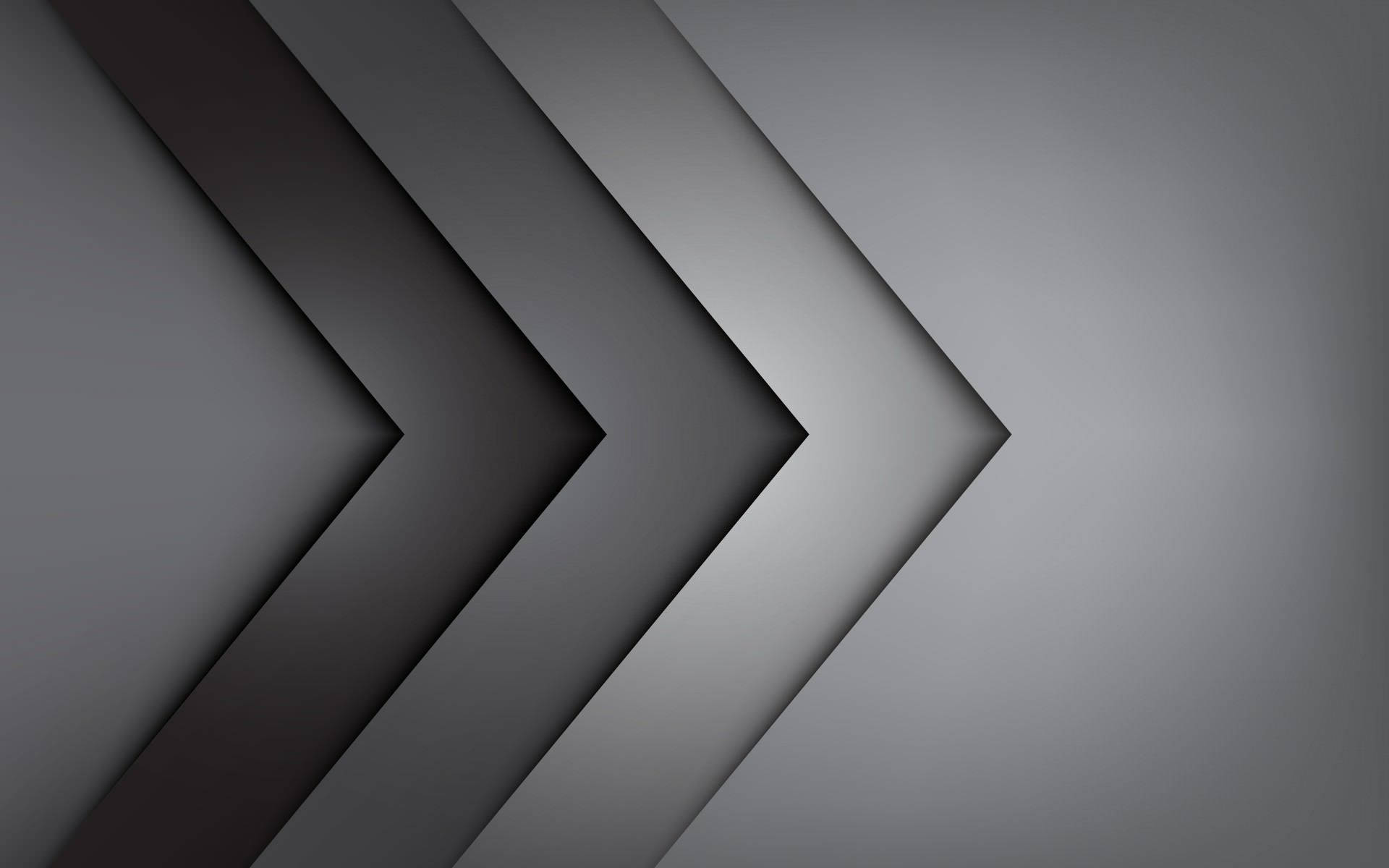 Silver And Black Triangle Abstract