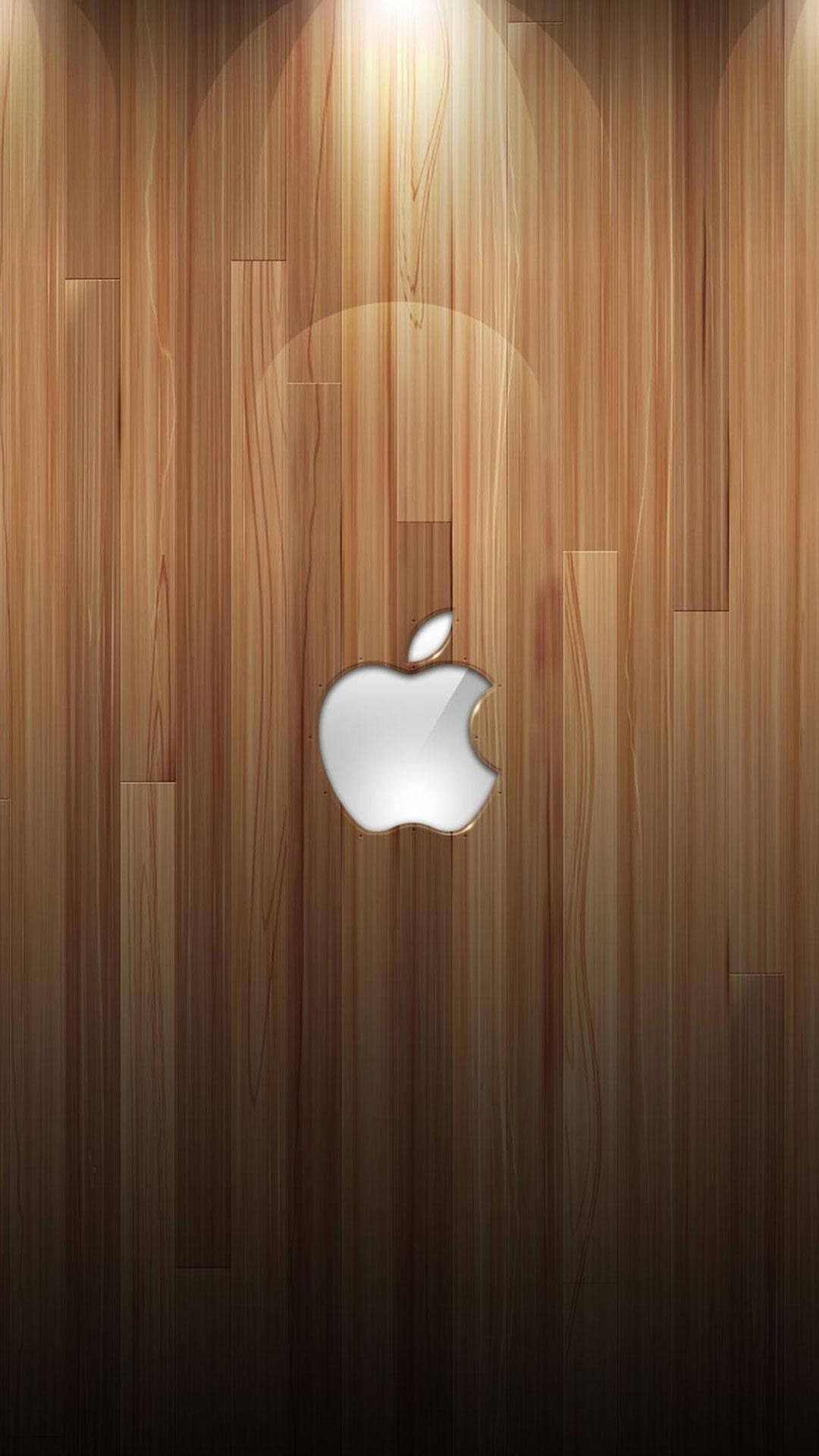 Silver Apple Logo Iphone 6s Plus Background