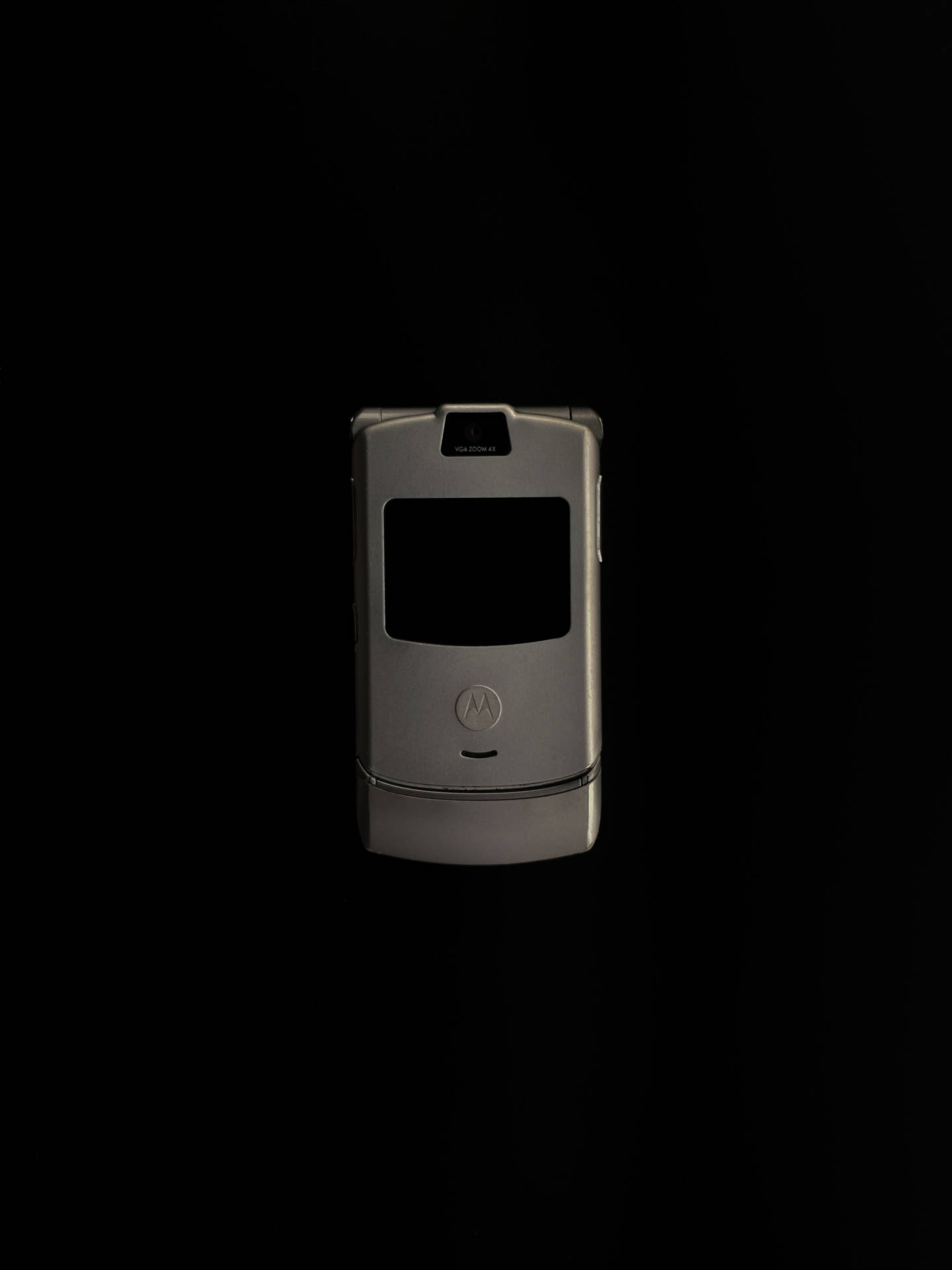 Silver Black Flip Motorola Background