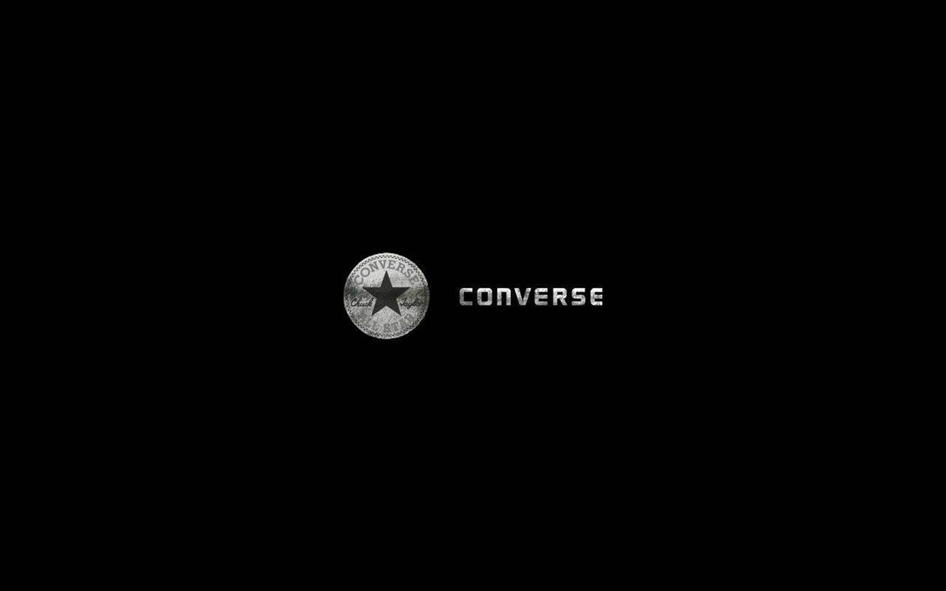Silver Converse Logo Background