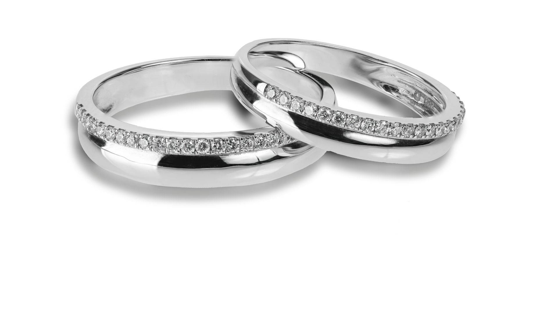 Silver Couple Ring Background