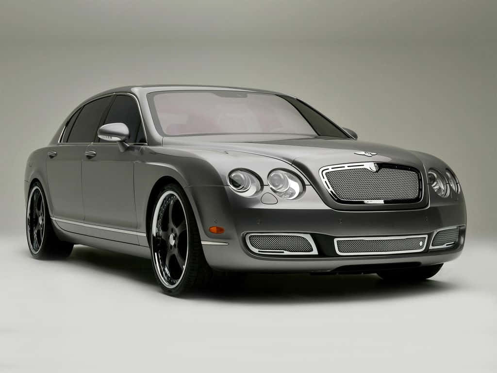 Silver Diamond Car Bentley Background