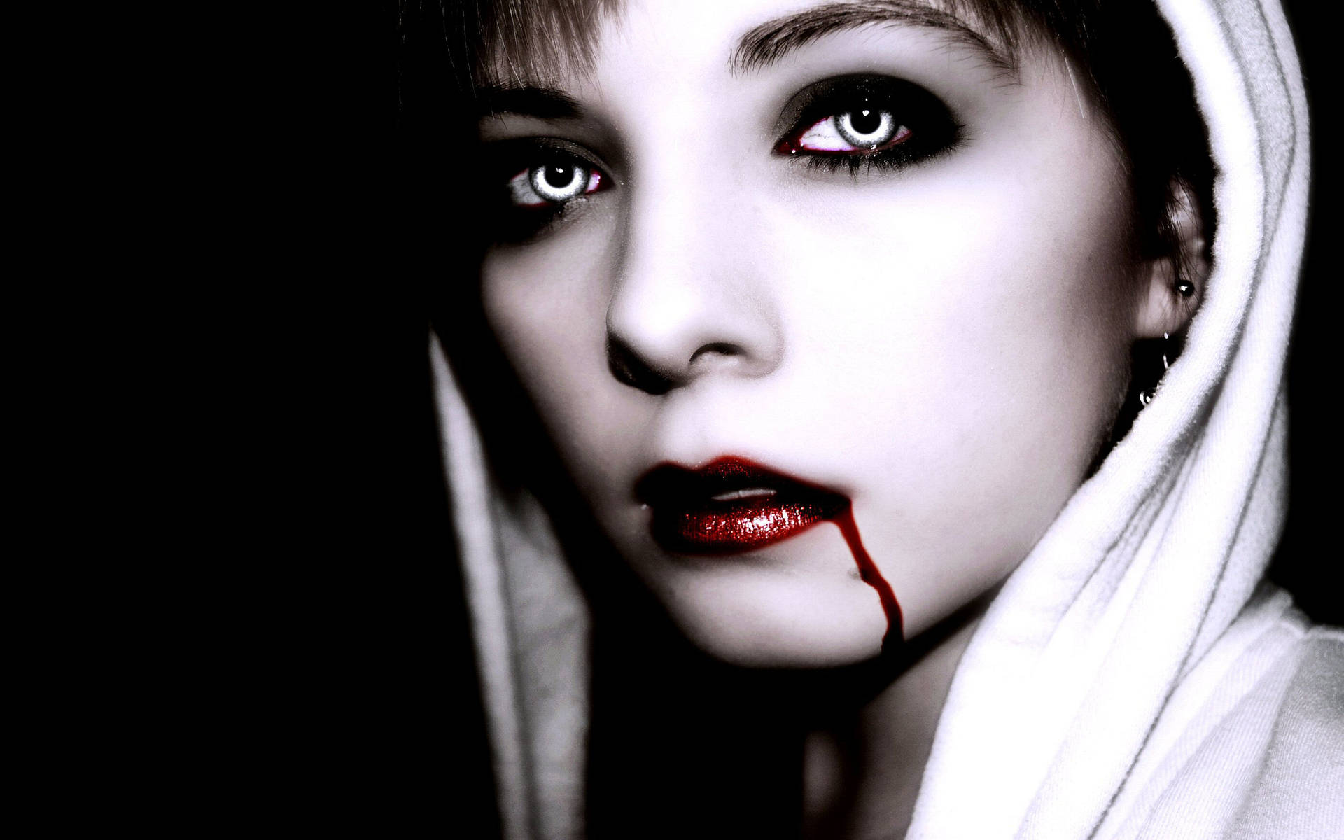 Silver-eyed Vampire Background
