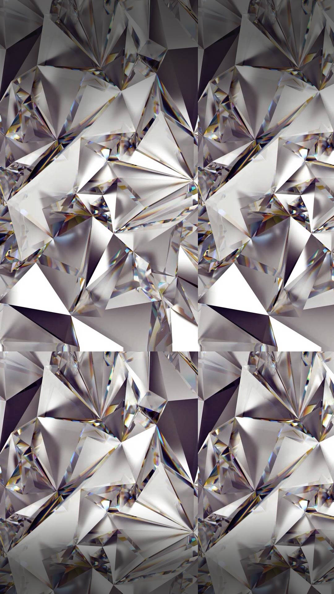 Silver Glitter Diamond Texture Background