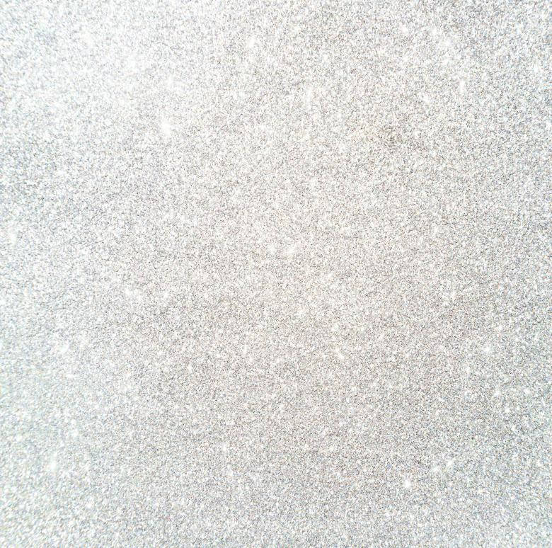 Silver Glitter Texture White Background