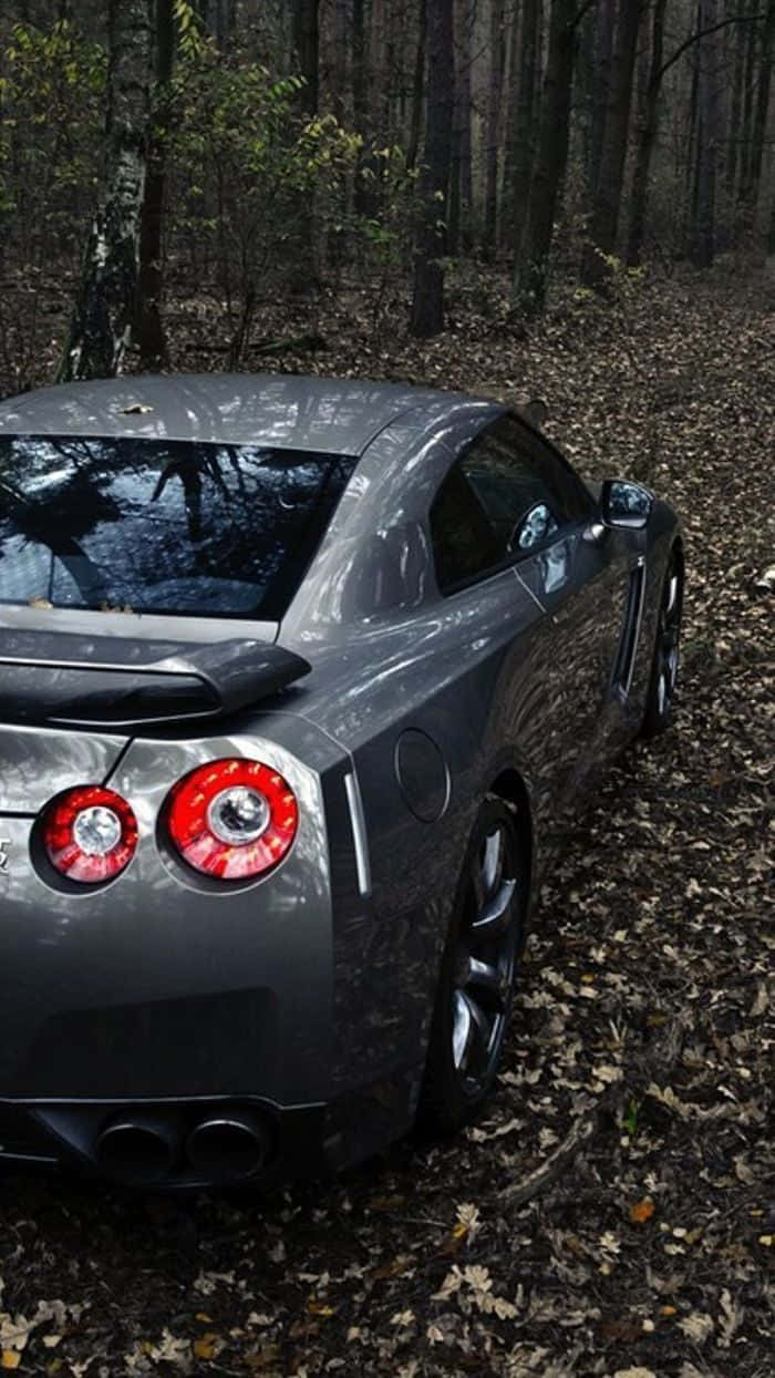 Silver Gtr R35 Background