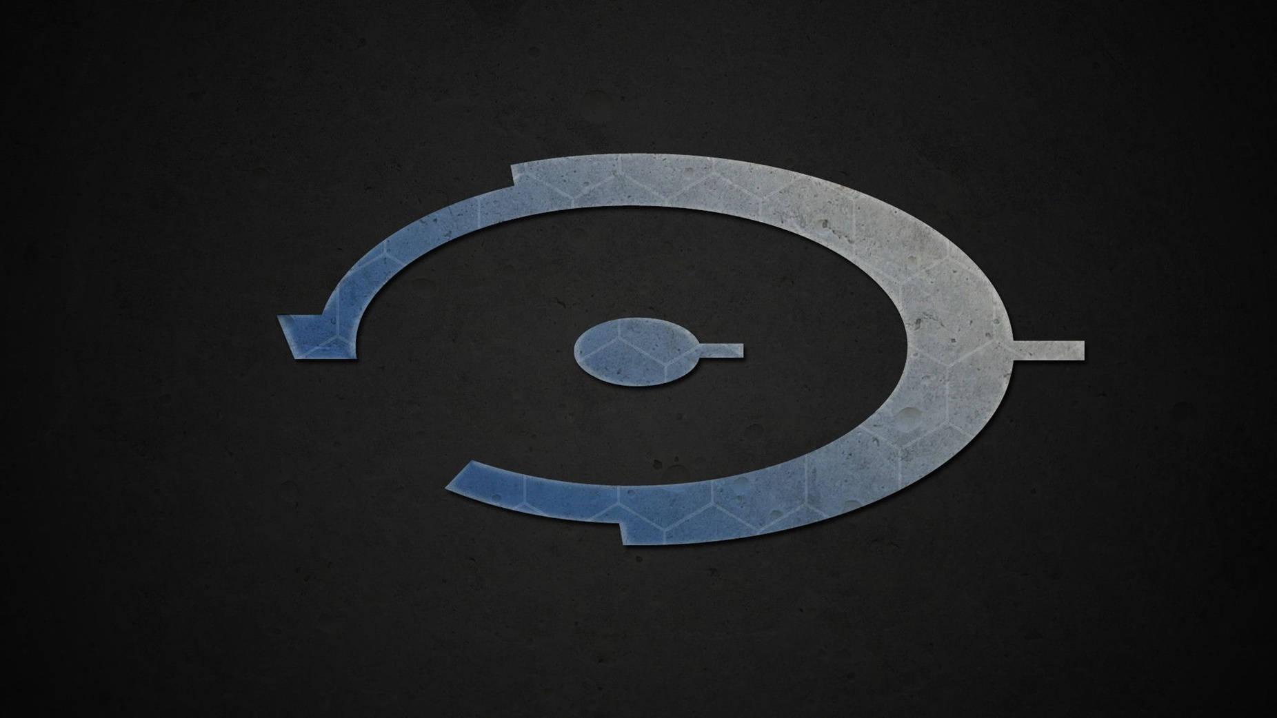 Silver Halo Logo Background